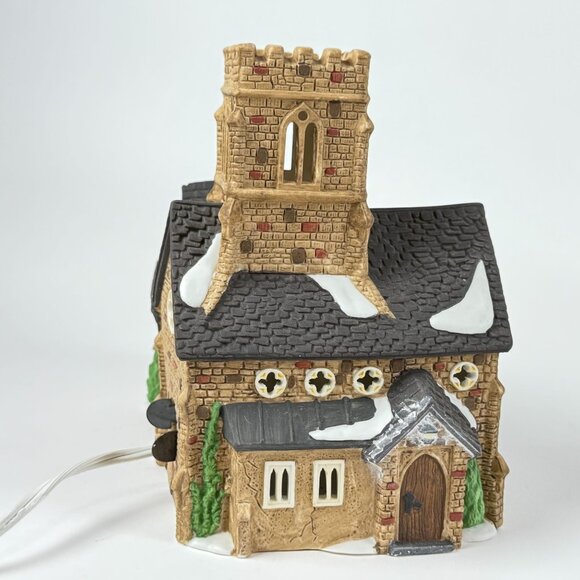 Dept 56 Dickens Village Knottinghill Church Lighted Porcelain Building - Picture 5 of 13